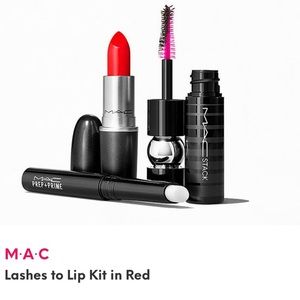 MAC Lashes to Lip Kit in Red